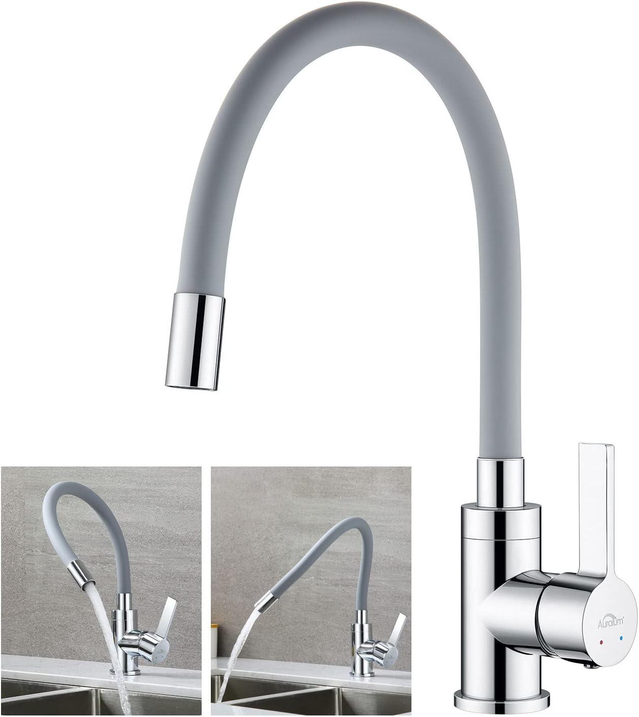 Auralum Grifo de Cocina Flexible