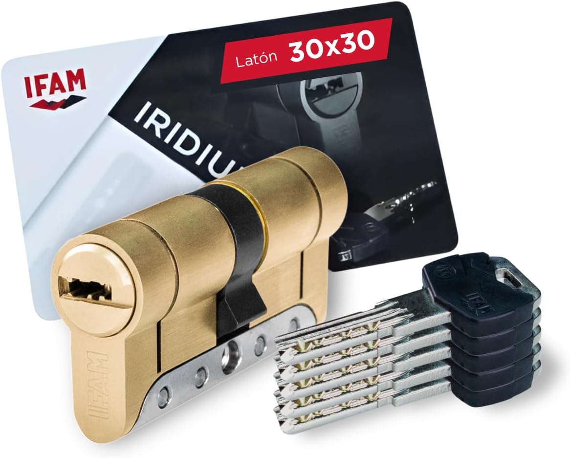 Bombín antibumping con doble embrague IFAM Cilindro Puertas Iridium